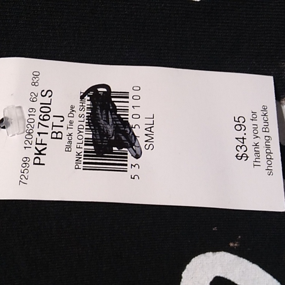 (C-67) SALE! NWT PINK FLOYD 2019 Sold Out Long Sleeve Tye Dye Shirt Sz.S - Picture 4 of 7